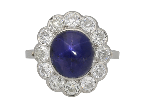 Star-sapphire-ring